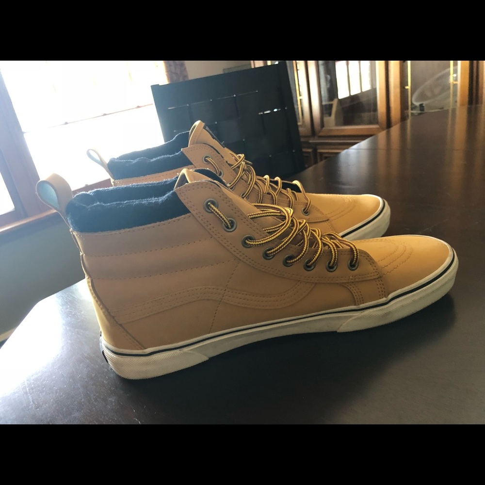 High top vans off the wall